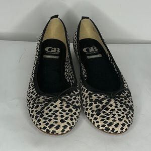 NIB Gianni Bini Washable Light Natural & Black Ballet Flats (Women's Size 9)